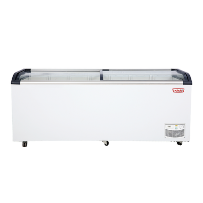 CONGELADOR TIPO ISLA TAPA VIDRIO CURVO 654 LT