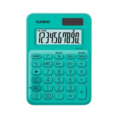 Imagen 1 del producto Calculadora Mini de Escritorio Casio MS-7UC-GN