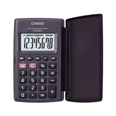 Imagen 1 del producto Calculadora Bolsillo Casio HL-820LV-BK