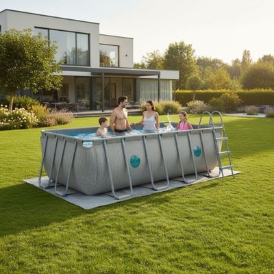 Imagen 2 del producto Piscina Estructural Rectangular Avenli Ventana 4x2,07x1,22m | 10m3