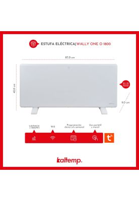 Imagen 2 del producto Estufa Calefactor Eléctrico Wally One O 1800 Wifi