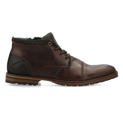 Imagen 2 del producto Botines Hombre Cuero Hobard-6-43 Café Bullboxer