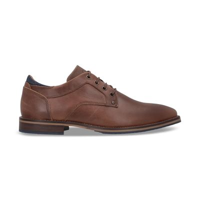 Imagen 2 del producto ZAPATOS HOMBRE CUERO Y TEXTIL DESK-0-13 BRANDY