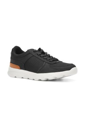 Zapatillas Cuero Y Textil Walker-0-17 Negro