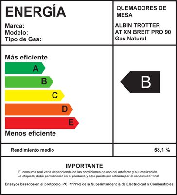 Imagen 2 del producto Encimera Breit Pro 90 Gas Natural