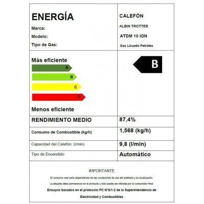 Imagen 2 del producto Calefon  ATMD 10 Lt GL