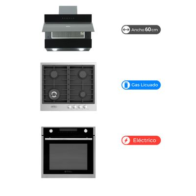 Kit Cocina Sky Twin Black Glp Albin Trotter