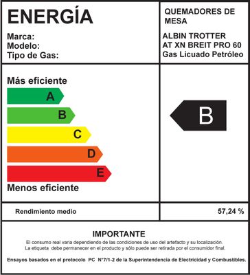 Imagen 2 del producto Encimera Breit Pro 60 Gas Licuado