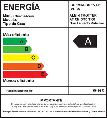 Imagen 2 del producto Encimera Breit 60 Gas Licuado