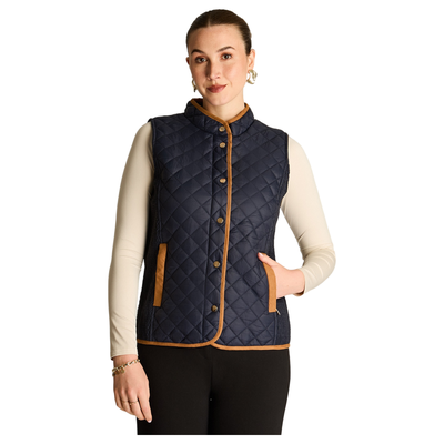 Imagen 1 del producto Parka Azul Sin Mangas Elasticidad Nula Con Forro Calce Normal Tela Plano