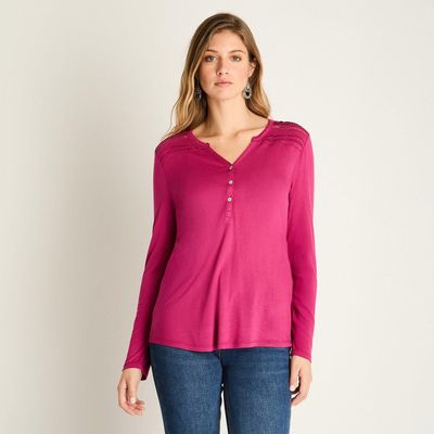 Imagen 1 del producto Polera Magenta con Botones