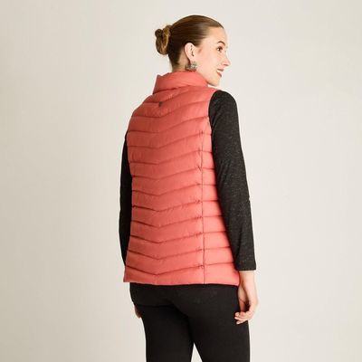 Imagen 2 del producto Parka Rosado Sin Mangas Elasticidad Nula Sin Forro Calce Normal Tela Plano