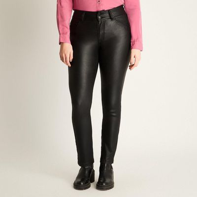 Pantalon Casual Negro Recto