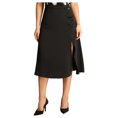 Falda Midi Negra