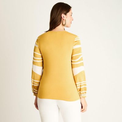 Imagen 2 del producto Polera Mostaza Estampada