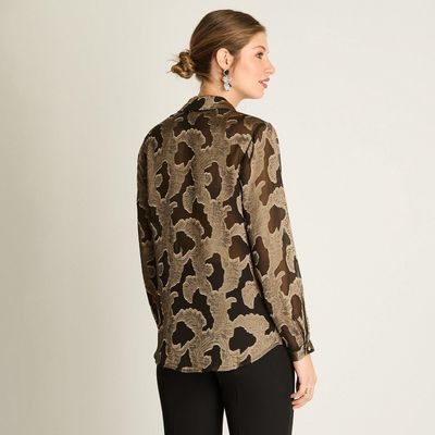 Imagen 2 del producto Blusa Negra Estampada