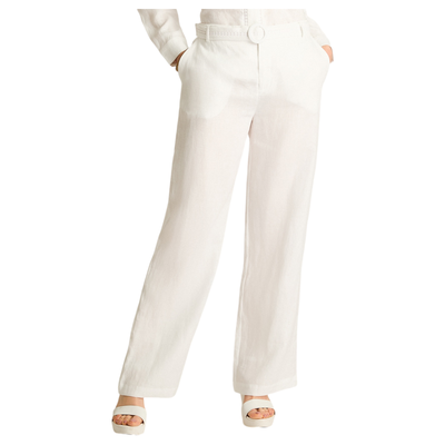 Pantalón Palazzo Blanco 100% Lino