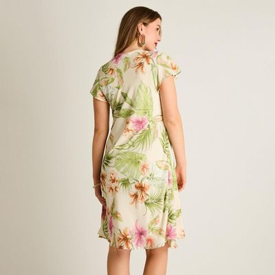 Imagen 2 del producto Vestido Midi Verde Con Forro