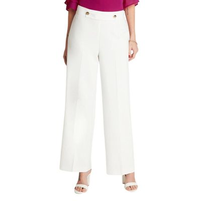 Pantalón Formal Palazzo Blanco