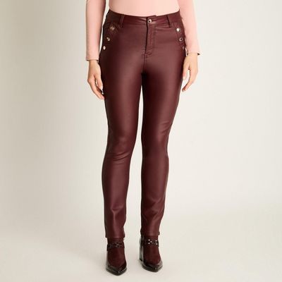 Pantalón Sport Burdeo Corte Slim