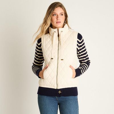 Imagen 1 del producto Parka Beige Sin Mangas No Elasticado Con Forro Calce Normal