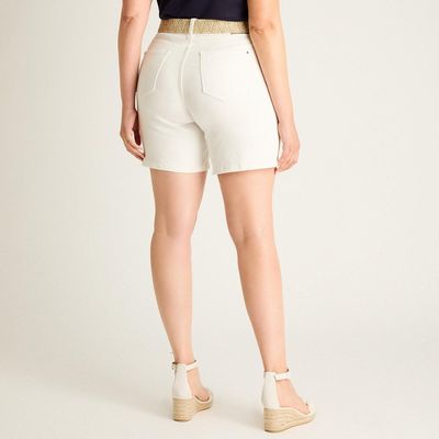 Imagen 2 del producto Bermuda Blanco Corto Baja elasticidad Calce Normal