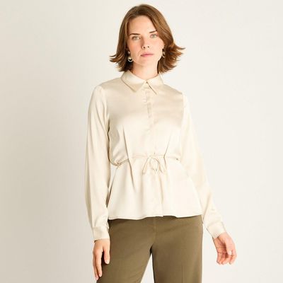 Blusa Arena con Amarra en la Cintura