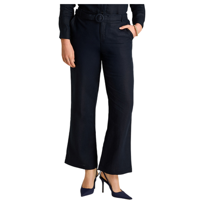 Imagen 1 del producto Pantalón Palazzo Azul 100% Lino