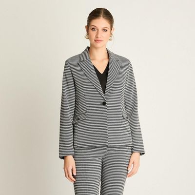 Blazer Crudo Estampado