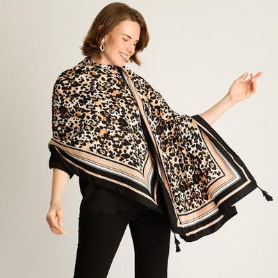 Imagen 2 del producto Pañuelo Café Estilo Animal Print