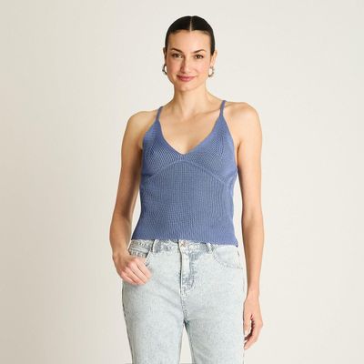 Imagen 1 del producto Polera Azul Breteles finos