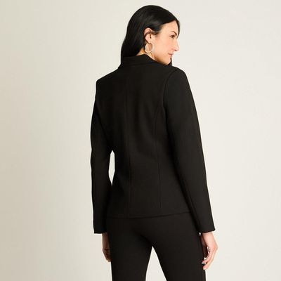 Imagen 2 del producto Blazer Negro con Detalle Animal Print