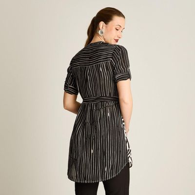 Imagen 2 del producto Tapado Manga Larga Roll Up Estampado