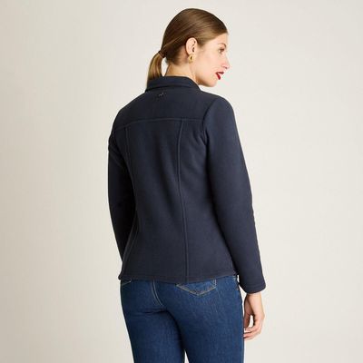 Imagen 2 del producto Polerón Polar Azul Full Zipper con Diseño Quilted