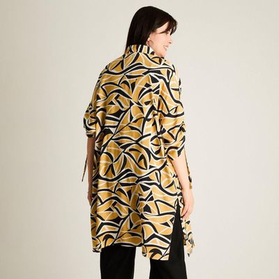 Imagen 2 del producto Tapado Mostaza No Elasticado Calce Holgado