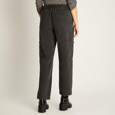 Imagen 2 del producto Jeans Cargo Gris Oscuro sin Cierre Frontal