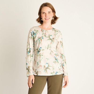 Imagen 1 del producto Polera Verde Estampada