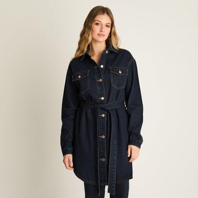 Imagen 1 del producto Casaca Mezclilla Azul Oscuro