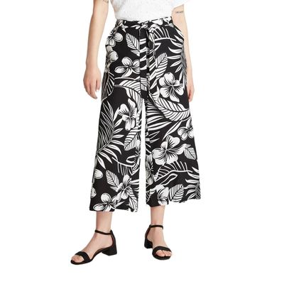 Pantalón Sport Negro Estampado