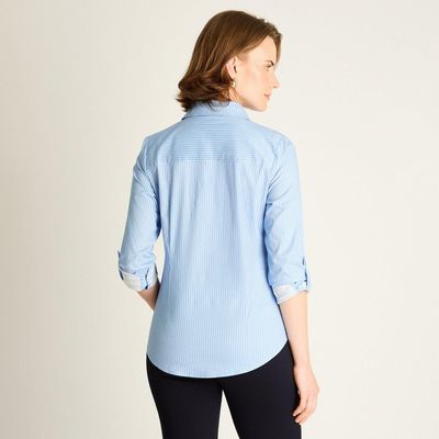 Imagen 2 del producto Blusa Celeste de Algodón