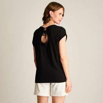 Imagen 2 del producto Polera Negro Manga Corta Calce Normal