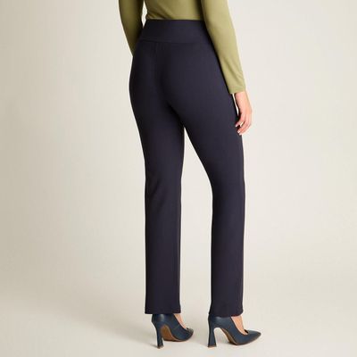 Imagen 2 del producto Calza Azul Elasticidad Media Sin Forro Calce Normal Tela Punto