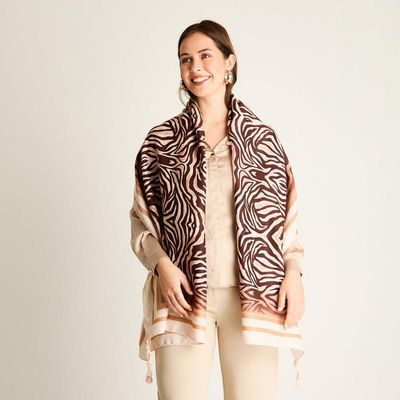 Imagen 2 del producto Pañuelo Beige Estampado