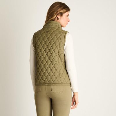 Imagen 2 del producto Parka Verde Sin Mangas No Elasticado Con Forro Calce Normal