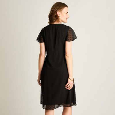 Imagen 2 del producto Vestido Midi Negro Con Forro