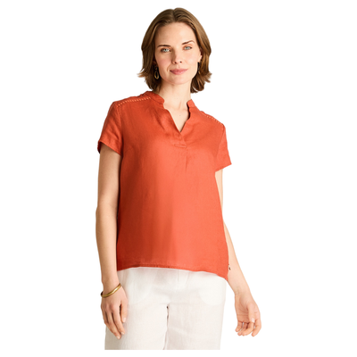 Blusa Terracota 100% Lino