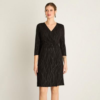 Vestido Negro con Brillos