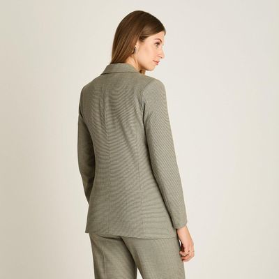 Imagen 2 del producto Blazer Gris Manga Larga Con Forro