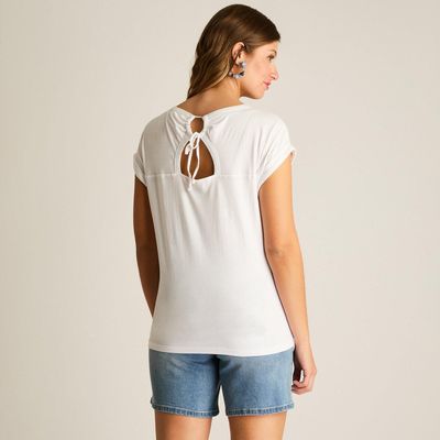 Imagen 2 del producto Polera Blanco Manga Corta Calce Normal