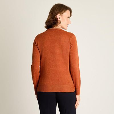 Imagen 2 del producto Sweater Terracota con Textura Suave